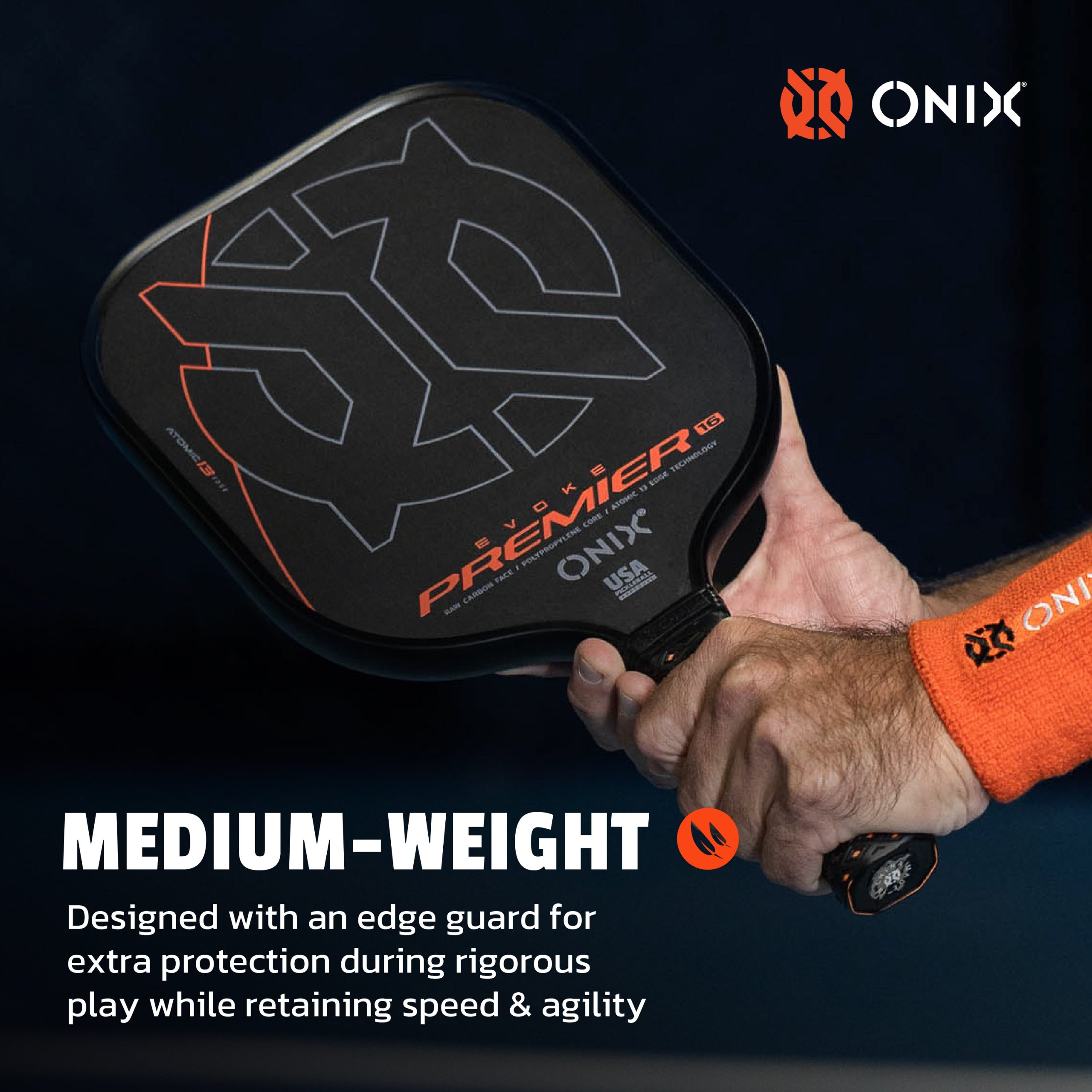 Evoke Premier Raw Carbon Pickleball Paddle - Image 9