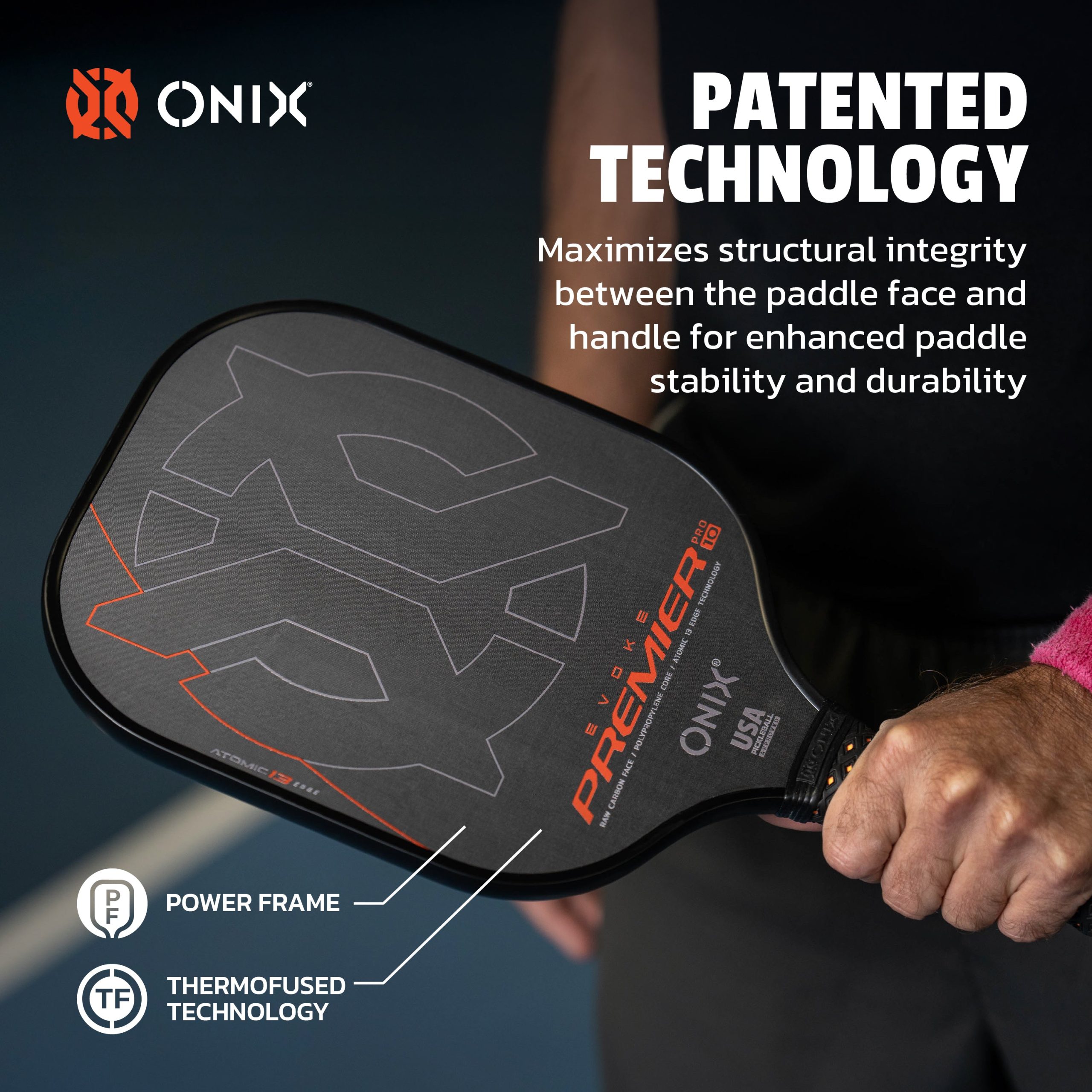 Evoke Premier Raw Carbon Pickleball Paddle - Image 10