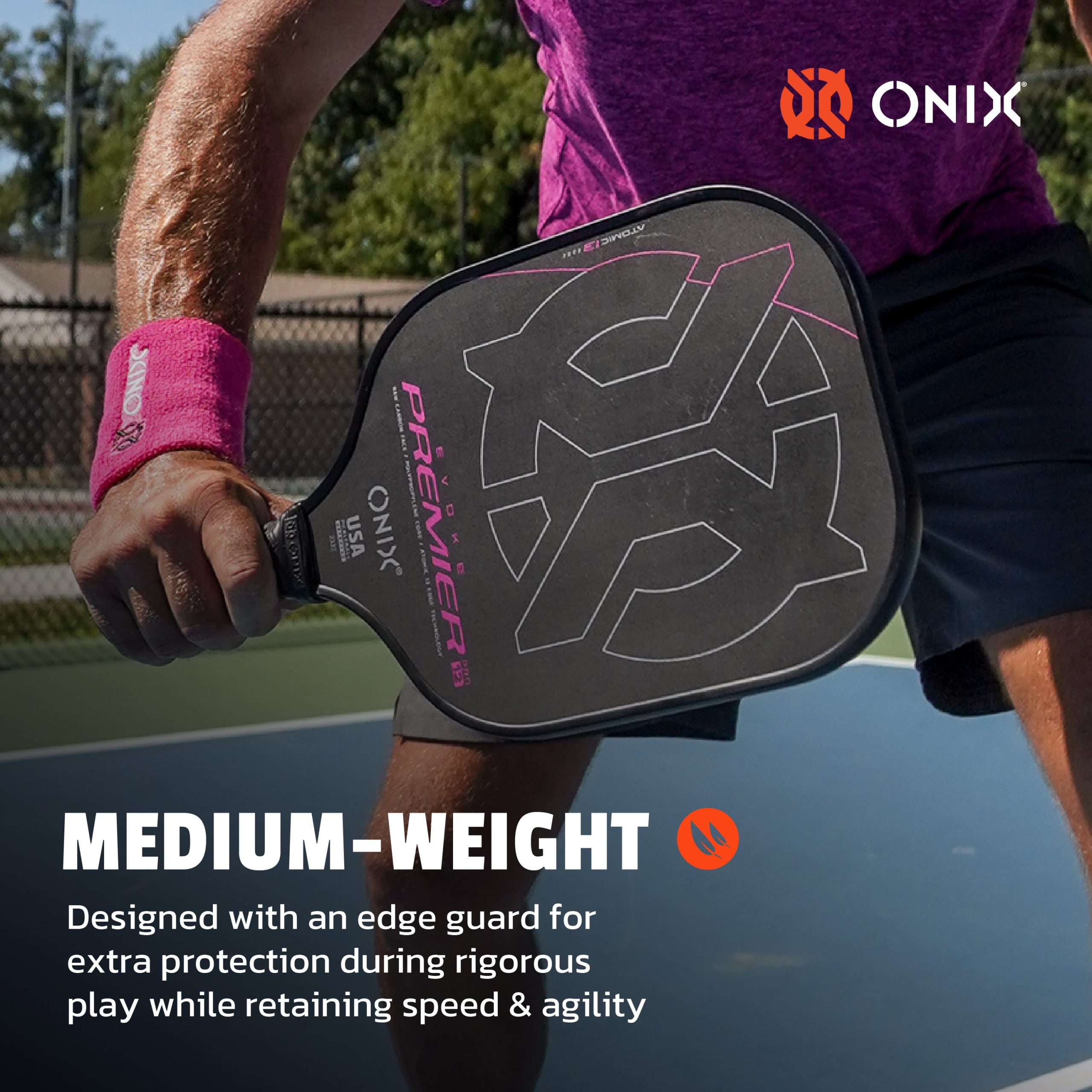 Evoke Premier Raw Carbon Pickleball Paddle - Image 3