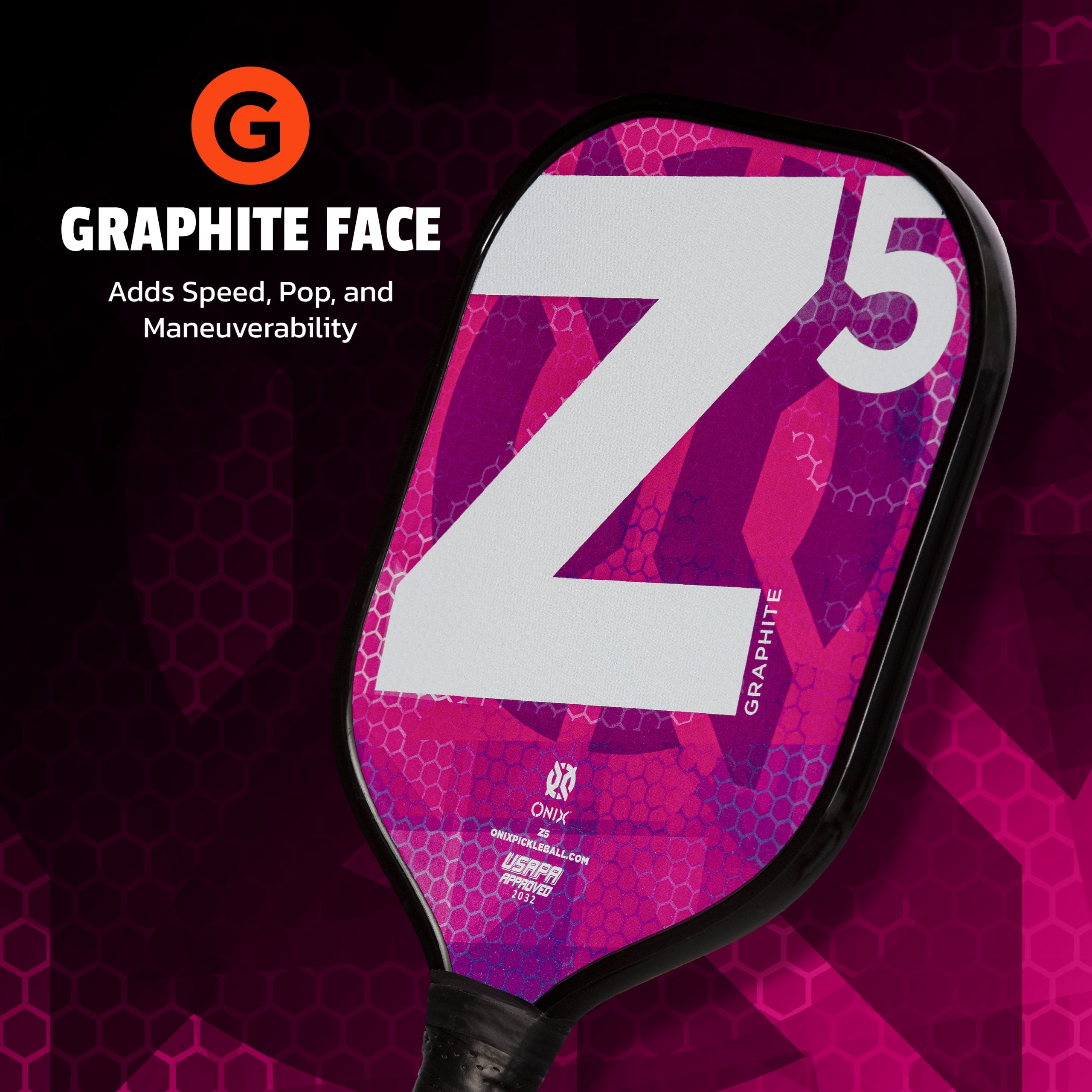 Z5 Mod Series Graphite Pickleball Paddle - Image 3