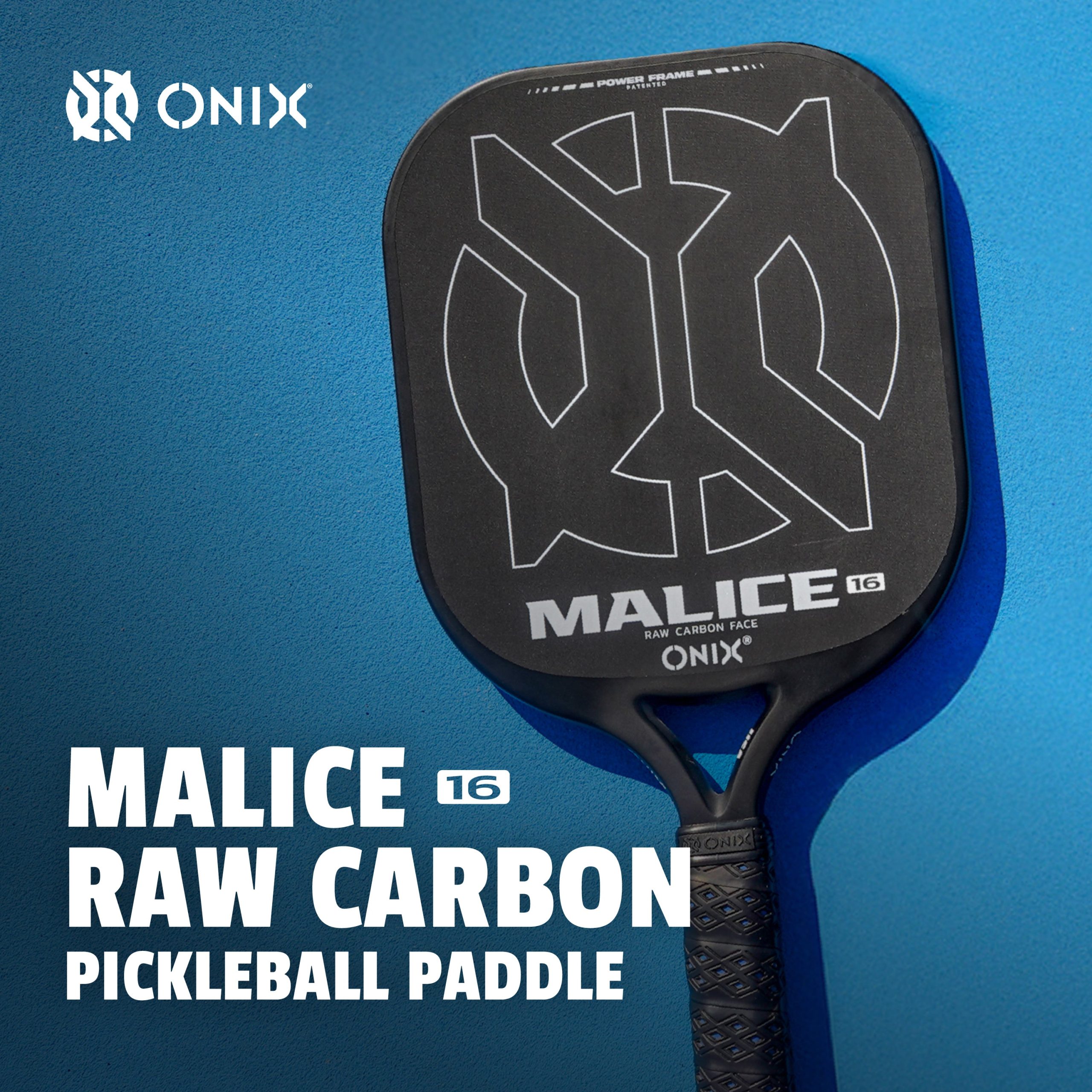 Malice Raw Carbon Fiber Open Throat Pickleball Paddle - Image 2